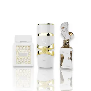 Lattafa Women's Bundle | Rave Now White + Her Confession + Yara Moi | Women's Fragrance | 100 ML - 3.4 OZ | Eau De Parfum | Woody - Patchouli & Sweet