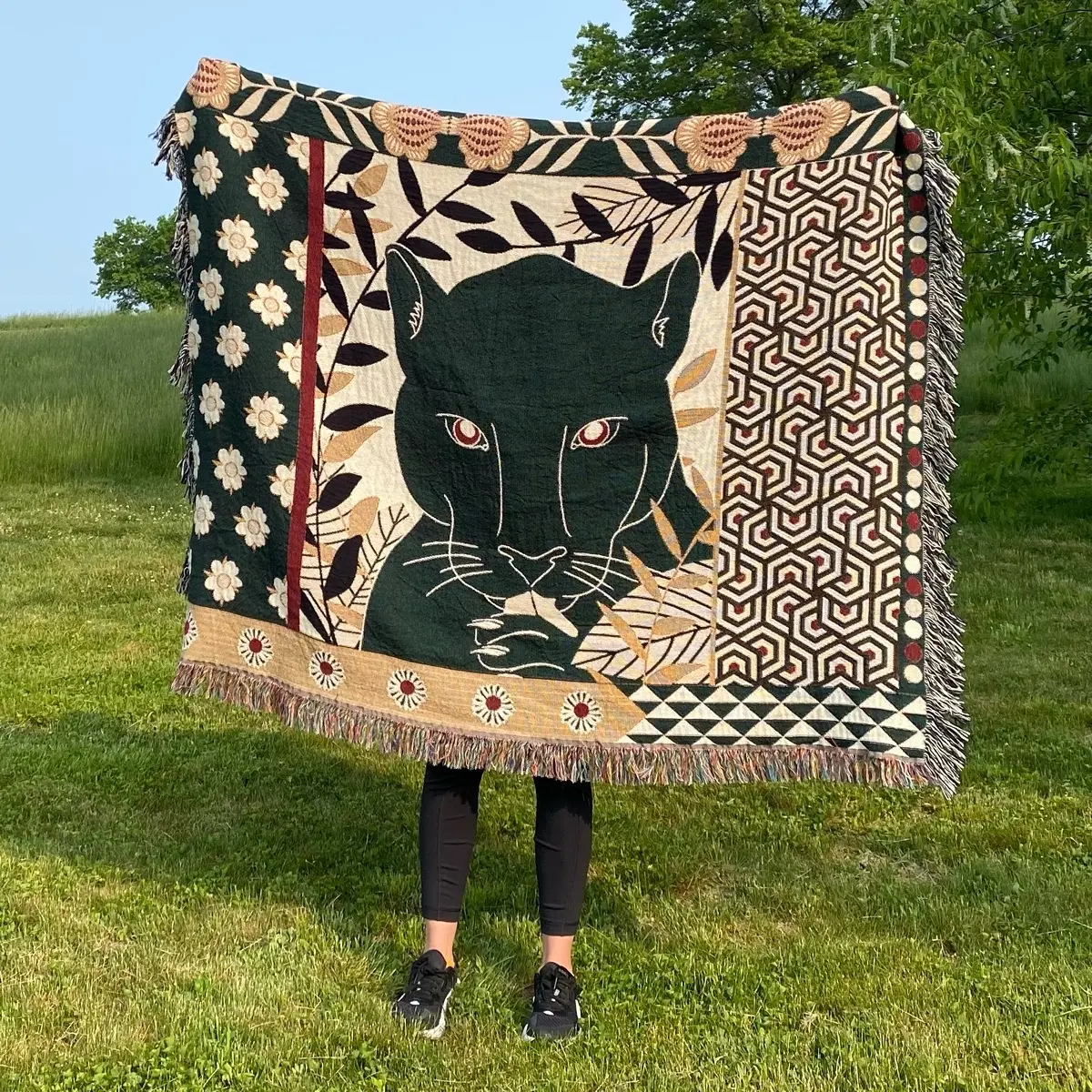 Black Panther Woven Blanket