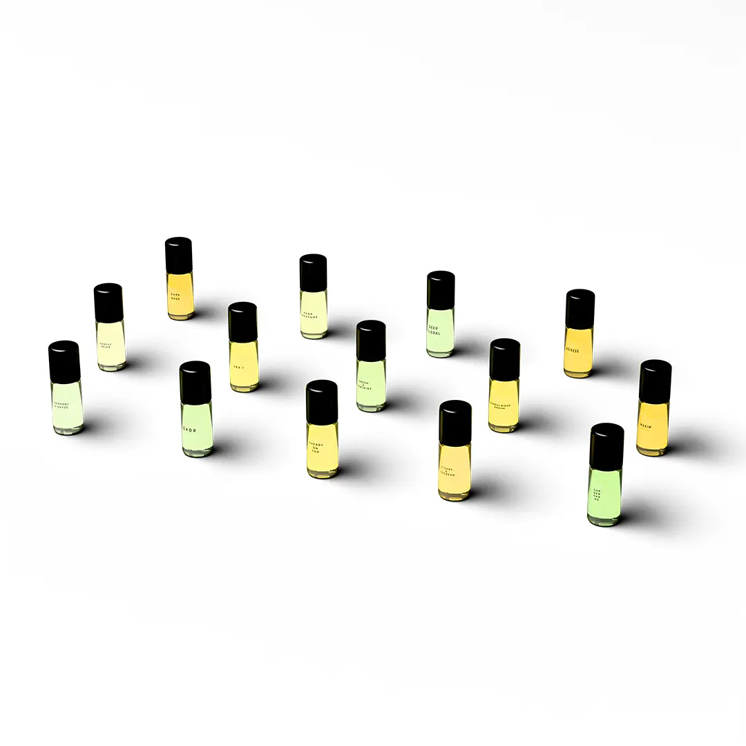 Eternal Perfume Oils Discovery Set – 14 x 3ml, White Vanilla Beach, Fresh & Feminine, Vanilla For Men, Pear Pressure & More