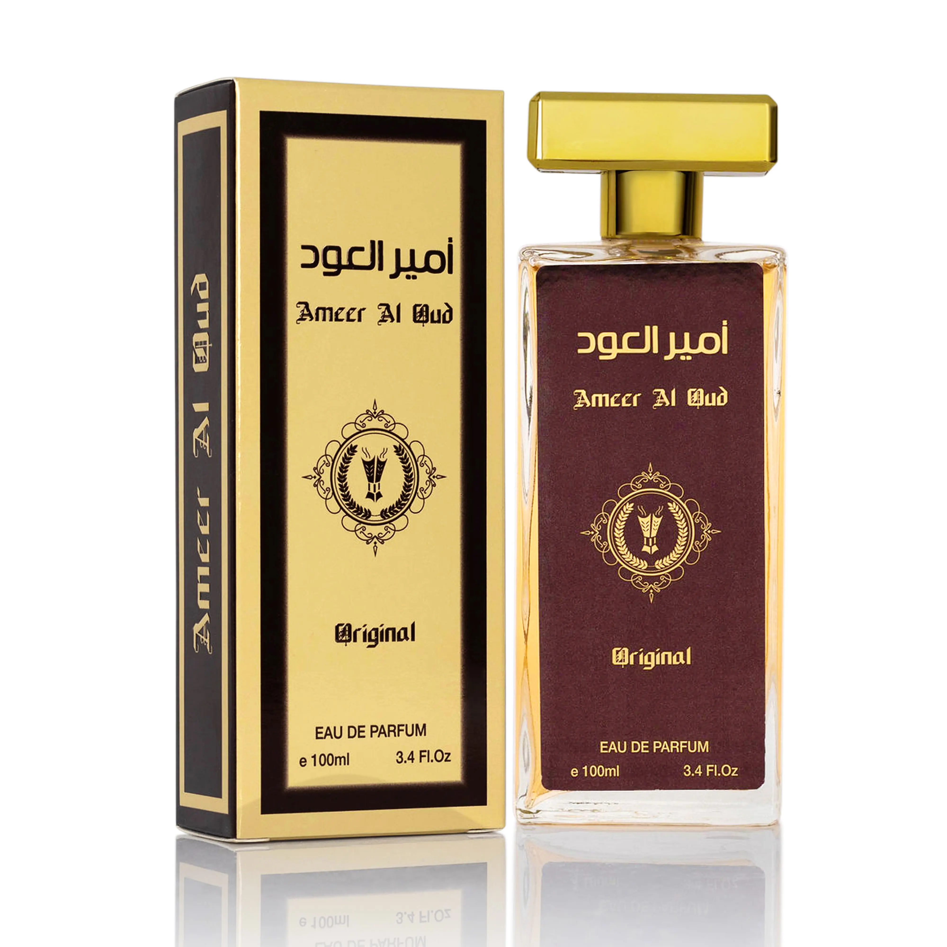 Urban Collection Ameer Al Oud 100ml Eau De Parfum - Unisex Premium Arabian Fragrance, Woody Vanilla Niche Perfume, Modern Potent Long-Lasting, Sweet Vanilla Sandalwood, Signature Scent, Adults' Holiday/Birthday Gift, Regular Edition, Endurance, Birthdays,
