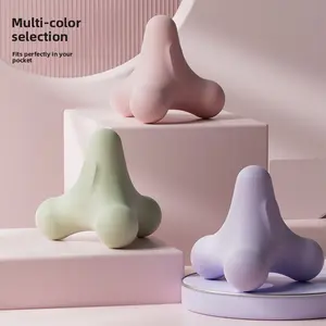 Customized fascia ball, peanut ball, silicone suction cup massage hedgehog ball, used for foot, back, and waist muscle relaxation and meridian massage