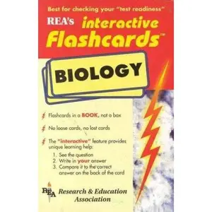 USED-Biology Interactive Flashcards Book (Flash Card Books) by Editors of REA (Paperback)