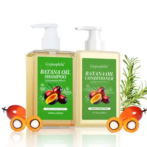 Gypsophila Batana Oil Hair Care Set - Shampoo & Conditioner Duo with Rosemary Extract for All Hair Types Repair Hydrate Smooth Daily Haircare Gentle 300ml Each - Moisture