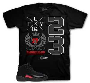 AJ12 Bloodline Black Red Matching T Shirt, Number 23 Graphic Tee, 90s Hip Hop Tee, Gift For Women and Man, Unisex T-Shirt, Sneaker Head Gift