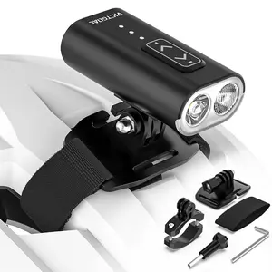 VICTGOAL Bike Helmet Light 800 Lumens Front Light with Dual Mounts for Helmet & Handlebar VICTGOAL Bike Helmet Light 800 Lumens Front Light with Dual Mounts for Helmet & Handlebar