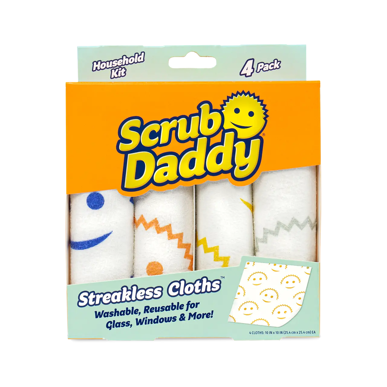 Scrub Daddy Streakless Cloths - Absorbent Towel for Cleaning Scrub Daddy Streakless Cloths - Absorbent Towel for Cleaning
