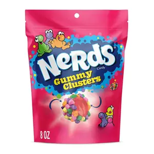 NERDS Gummy Clusters, Candy, Rainbow, Crunchy and Gummy, 8 oz