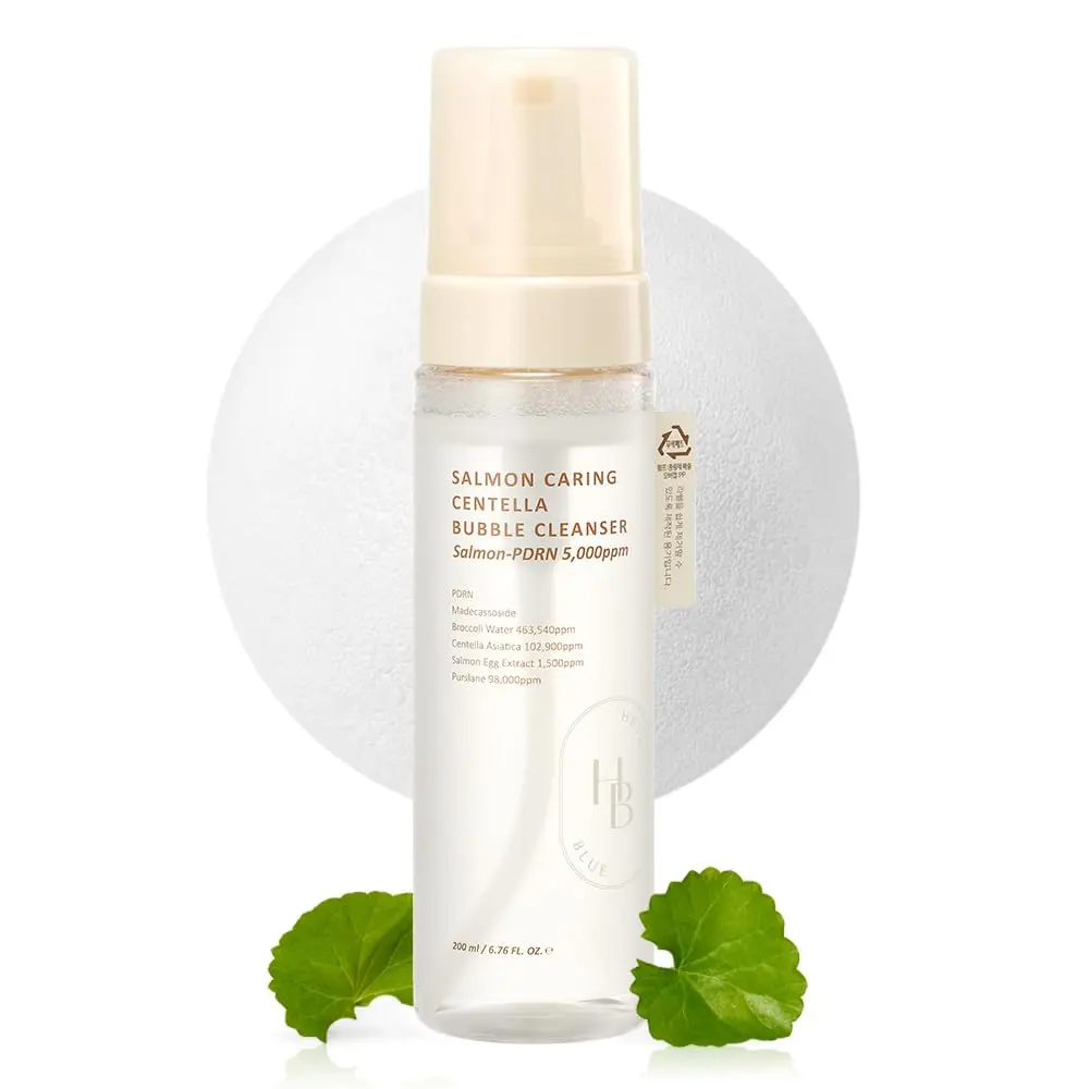HEVEBLUE Salmon Caring Centella Bubble Cleanser