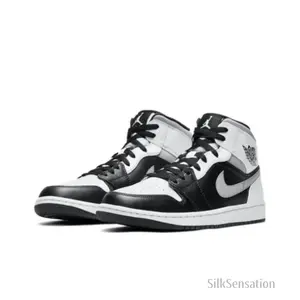 Mid White Shadow Edition Black, White and Blue Colorway Casual Sporty Versatile Durable Comfort Basketball Shoes