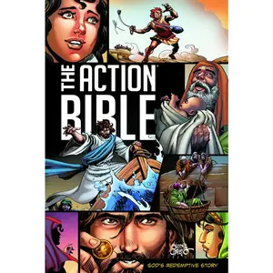 USED Book - The Action Bible: God's Redemptive Story (Hardcover) - english