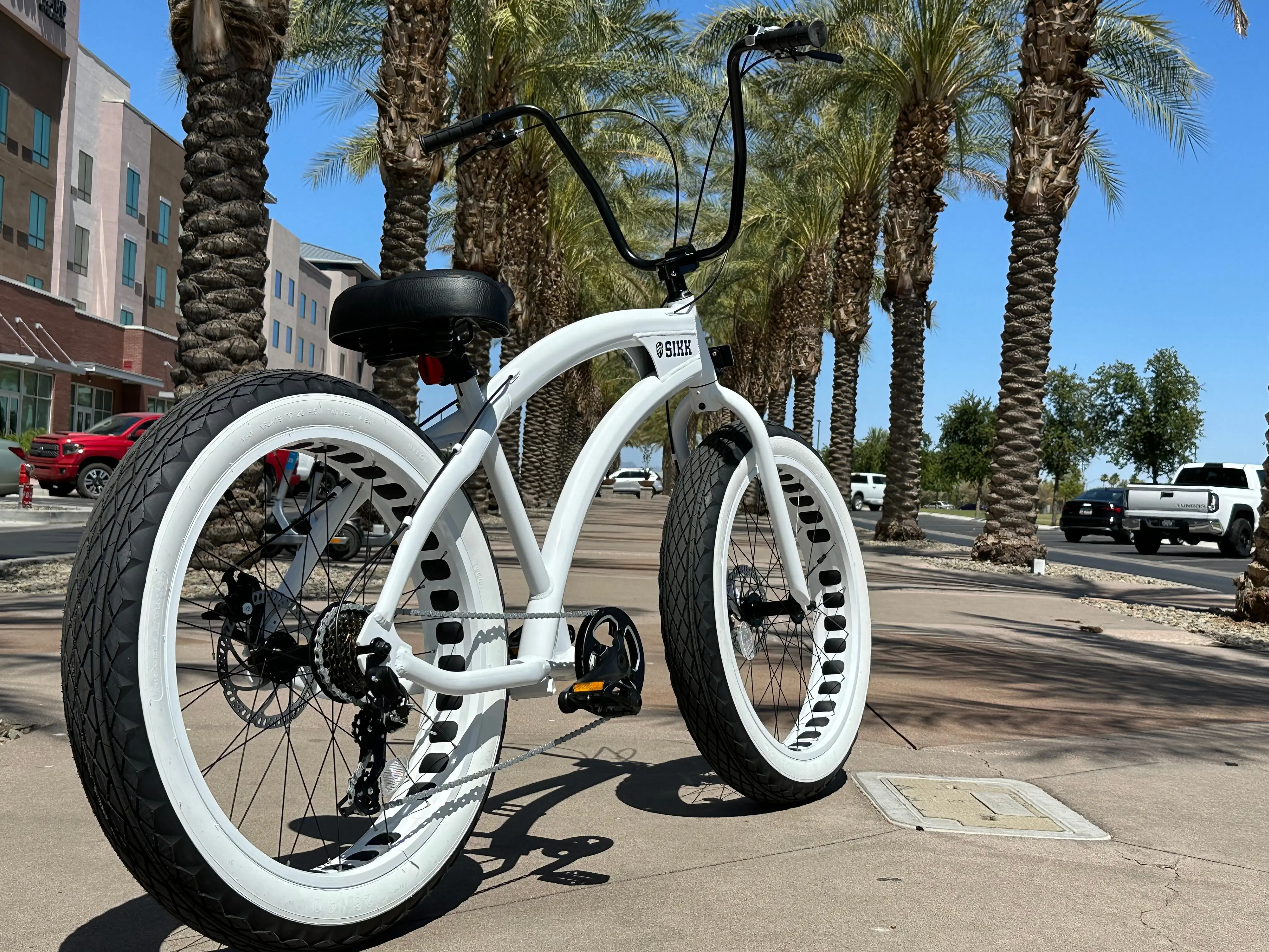 *PREORDER Shipping Early Sept* SIKK SS Aluminum Frame STORMTROOPER 7 Speed UFO Fat Tire Cruiser