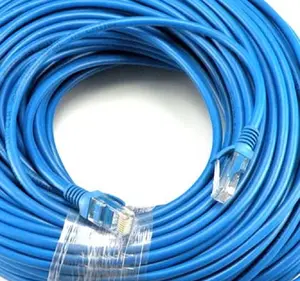 100 FT 30M CAT5e RJ45 Ethernet LAN Network Patch Cable Blue Snagless Male