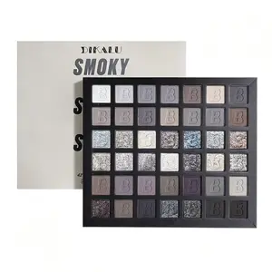 DIKALU 42-Color Smoky Eyeshadow Palette - Matte, Shimmer, Glitter Finishes, Dark Tones Multi-Function Cosmetic, Highly Pigmented, Blendable, Long Lasting, Punk/Vampy Styles, Smooth Metallic, Day to Night Versatility