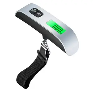 Portable Handheld Digital Hanging Luggage Scale with Backlit Display, Auto Lock, Instant Read, 110-Lb Capacity Hook for Travel Use tiktokshopspringglowup