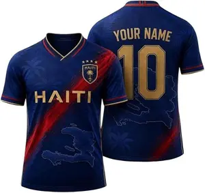 Haiti Soccer Jersey 2026 ''Custom Name'' Number,V13 Haiti National Team all Shirt, Custom Haiti 1804 Football Apparel, Unisex Sak Pase Supporter Tee, Citadelle Laferriere Blokecore Jersey, Haiti Soccer Fan Graphic Tee