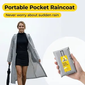 Waterproof Windproof Rainproof Adult Raincoat, Lightweight Full Body Coverage, Portable for Outdoor Activities, Ideal for Rainy Days