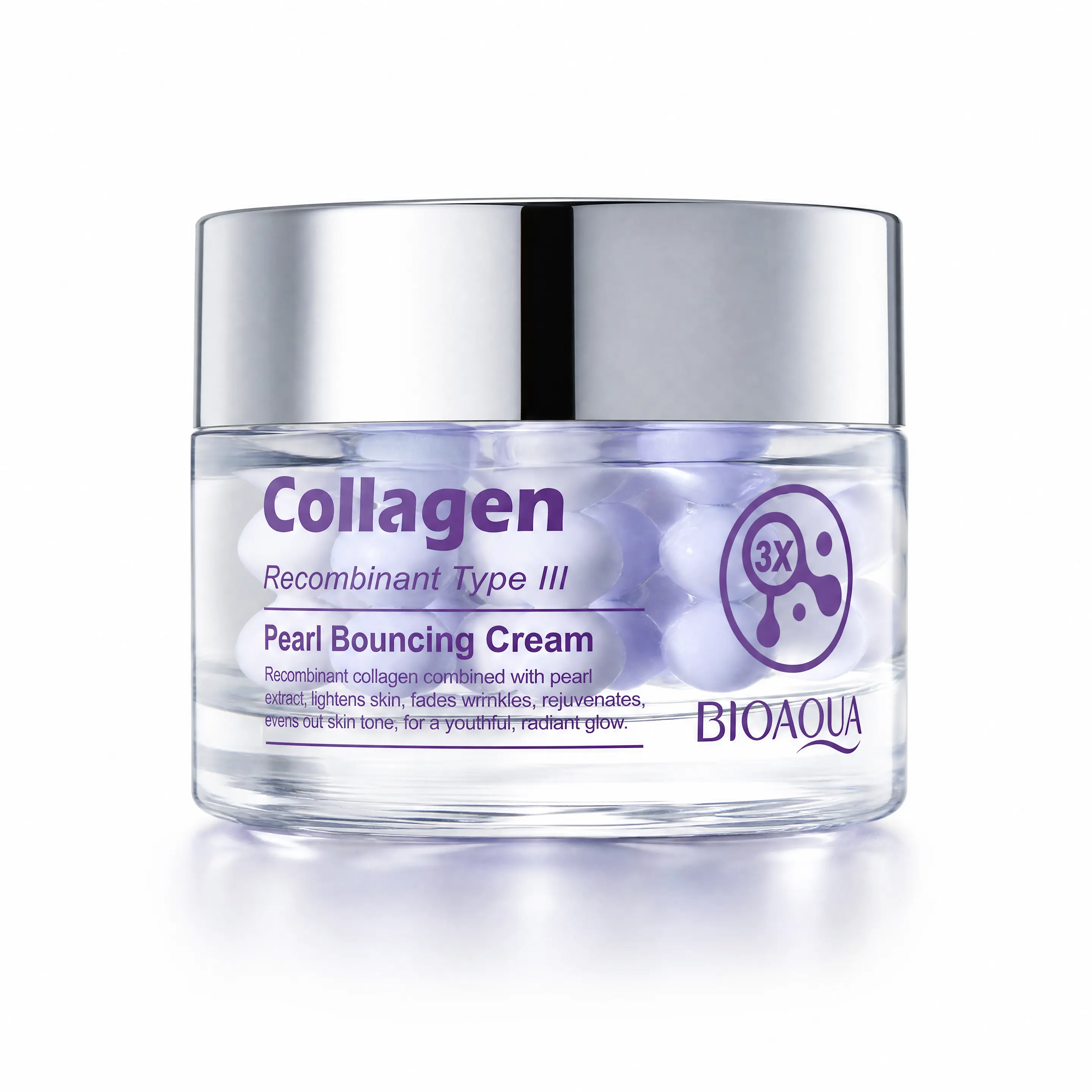 Korean Brightening Cream | Firming Collagen Moisturizer Capsule Creams for Uneven Skin Tone, Glow Hydration, Korean Skincare