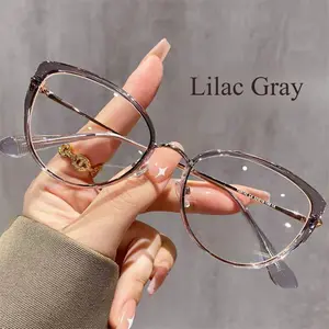 Women's Cat Eye Blue Light Blocking Glasses - Anti-Eyestrain Computer & Gaming Eyewear, HD Clarity Lens, Lightweight Reading Glasses for Women, Black Frame - for Office, Home, - No Power Needed, Fashionable Eyewear, Durable Metal Hinges