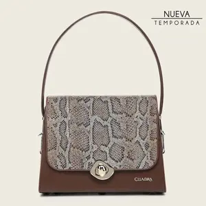 Bolso CUADRA para dama piton