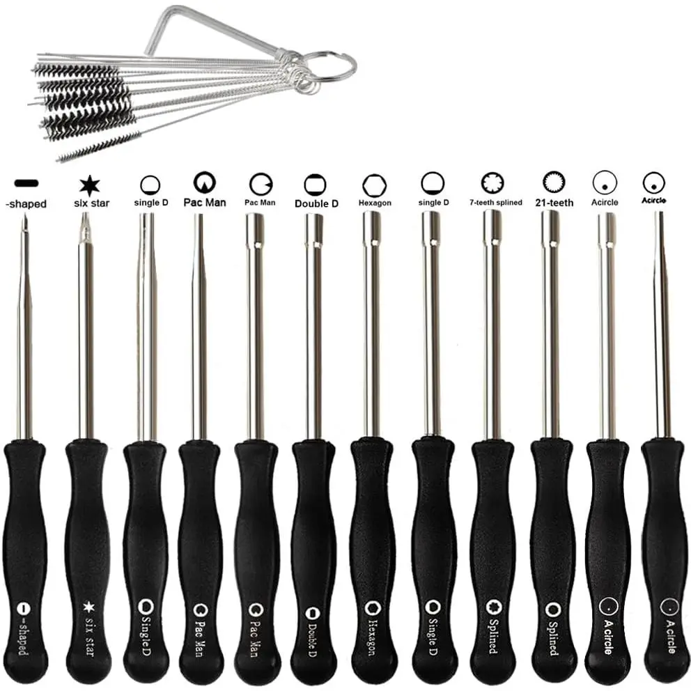 12-Pack Carburetor Adjustment Tool Carb Screwdriver Tool 2-Cycle Small Engine Carb Adjusting Tool Kit for STHIL Echo Husqvarna Poulan Trimmer Weedeater Chainsaw