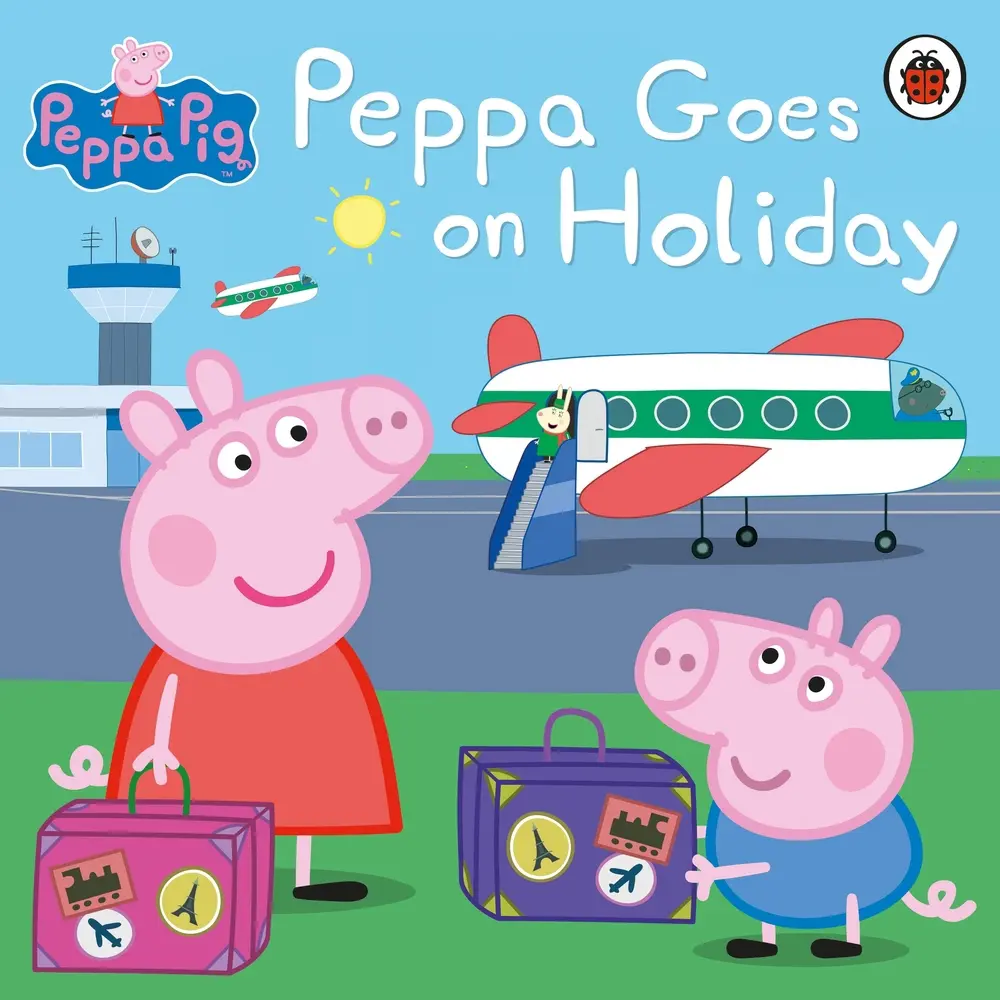 Used Kid Book - Peppa Goes on Holiday by Ladybird, 2015 Edition, Softcover, 0.2 lb, English Language, Good Used Copy (Literature Category, Kid Books)