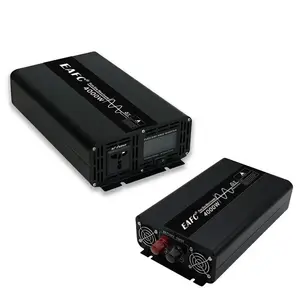 EAFC 4000W 5000W 7000 Pure Sine Wave Inverter Powerful DC 12V To AC 220V Voltage 50HZ Power Converter Solar Car Inverters LED Display
