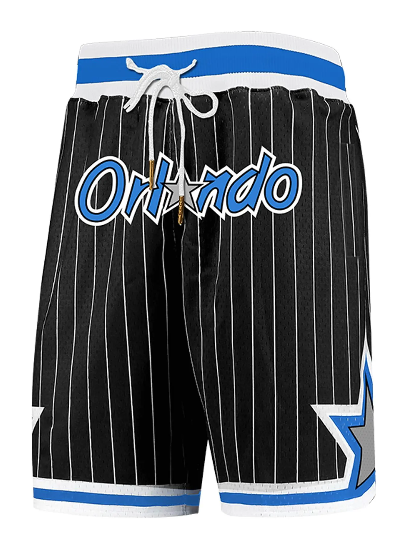 Men's Striped Print Letter Patched Basketball Shorts, Casual Breathable Comfortable Pocket Mesh Shorts for Daily Wear, Men's Bottoms for All Seasons, Athletic Shorts, Athleisure Bottoms, Activewear Bottoms