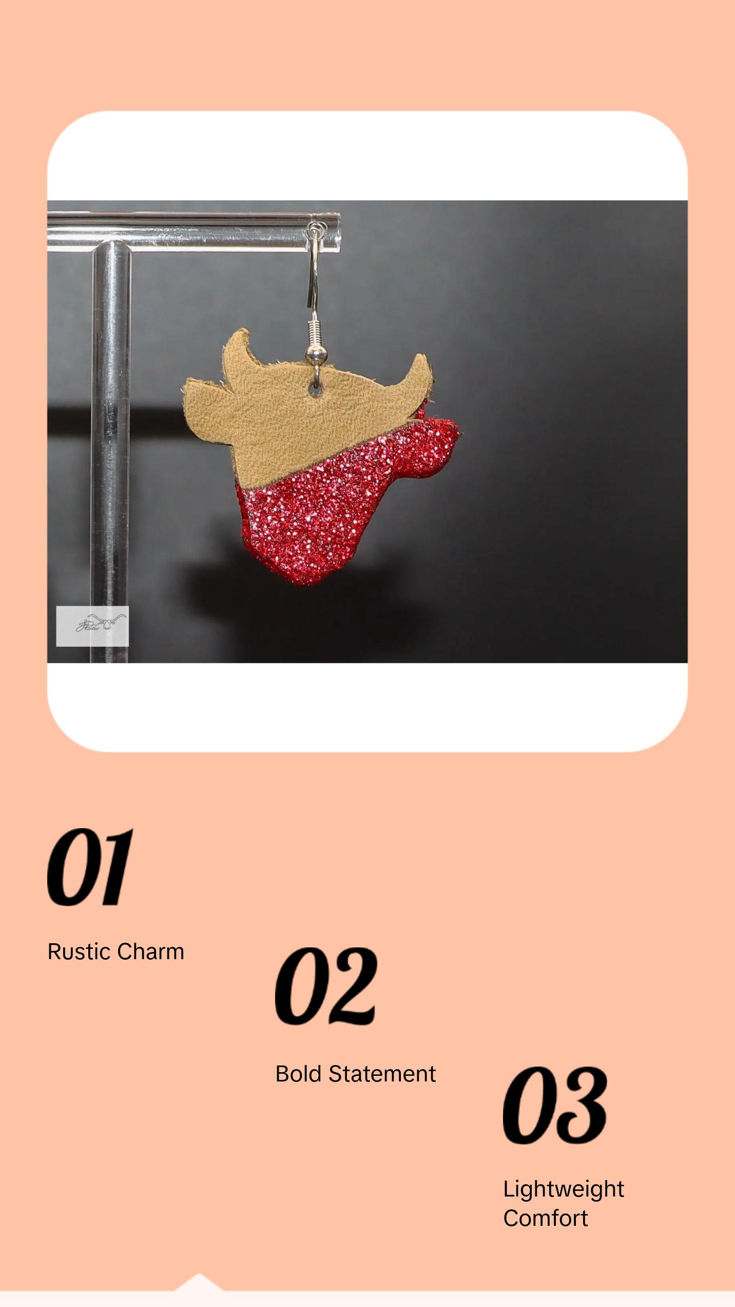 Longhorn Earrings - grab attention everywhere you go