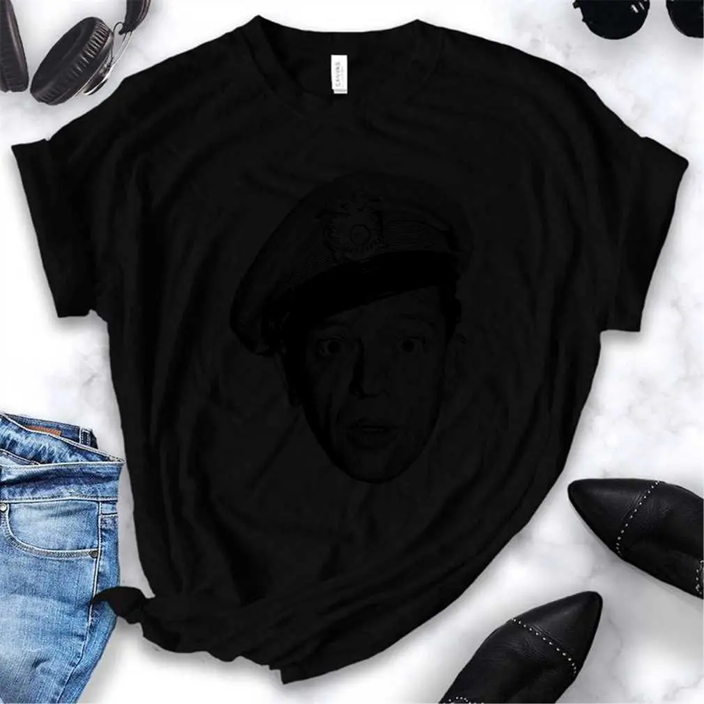 Funny Barney Fife Head T-Shirt