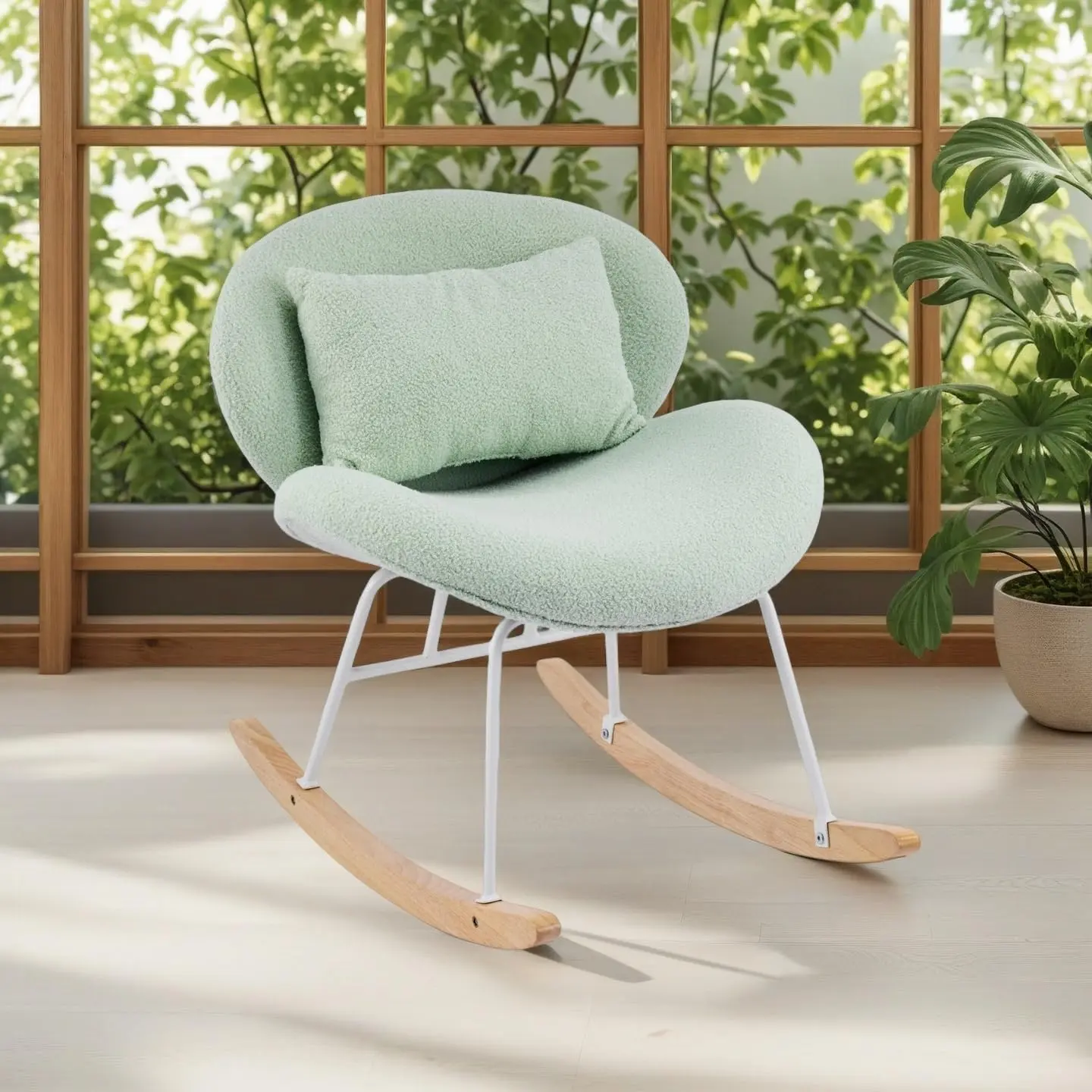 Teddy Fleece-mint Green