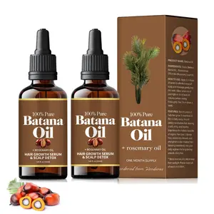 Batana Oil for Hair,Hair Oil with Rosemary for Hair Growth - 100% Organic Batana Oil (3PCS)