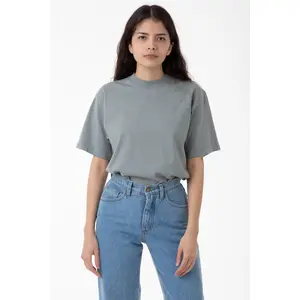 1405GD Unisex - Short Sleeve Garment Dye Mockneck T-Shirt