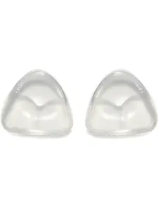 Invisible Push Up Silicone Inserts for Small Bust, Thick Clear Smooth Silicone Bra Pads for Dresses and Wedding Gowns, Balconette Style Casual Full Support