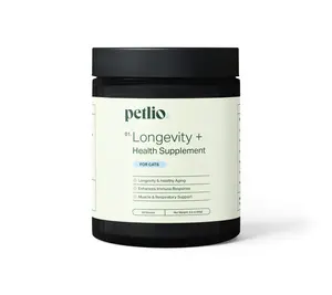 Petlio Longevity + Supplement For Cats - Supports Cat Health and Aging