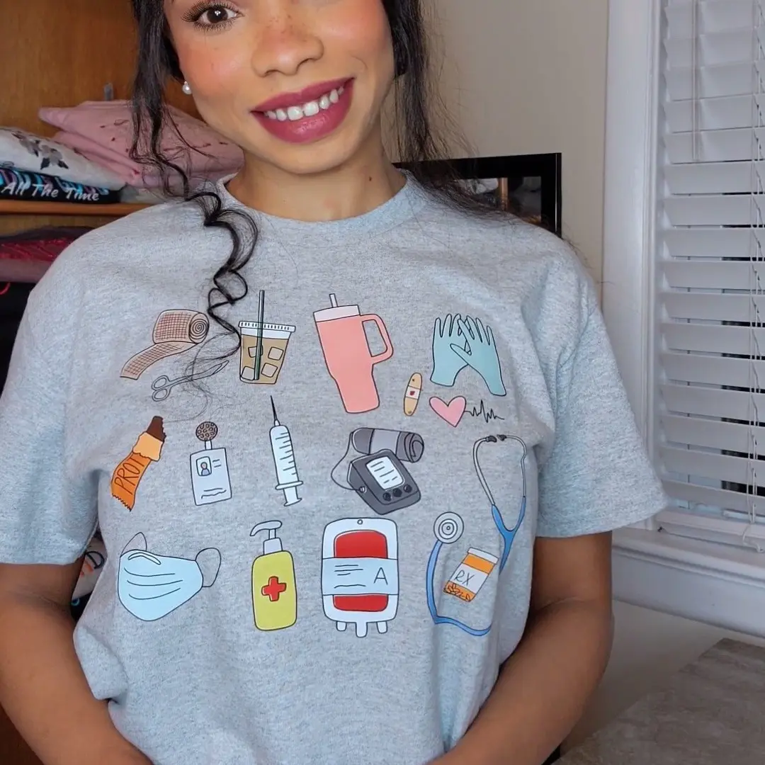 Medical Doodles Shirt for Healthcare Workers