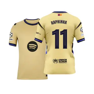 2526  Away No. 11 Raphinha  Retro Short Sleeve Soccer Football Jersey