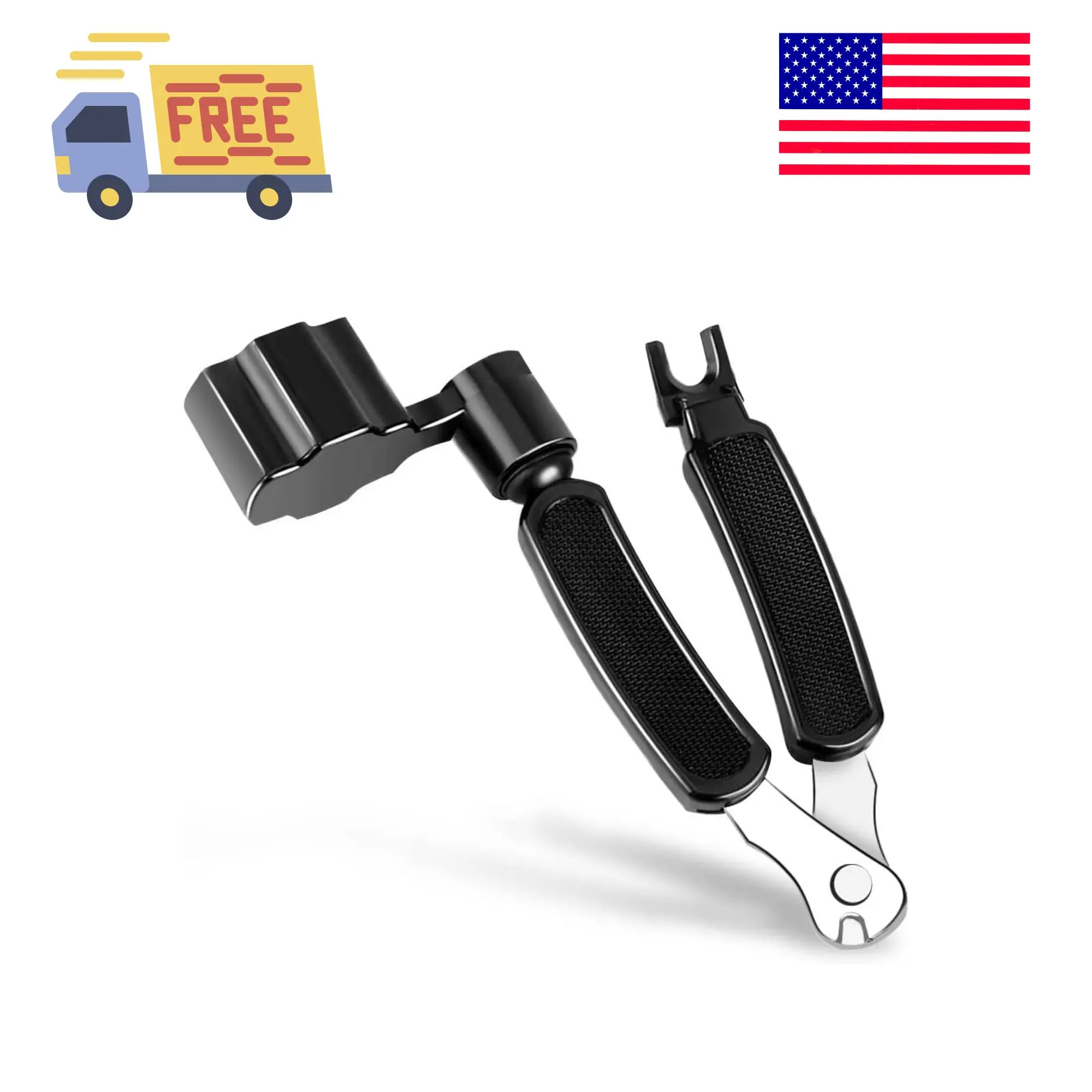 Guitar String Winder Cutter Pin Puller - 3 In 1 Multifunctional