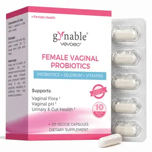 Gynable Feminine Probiotics for pH Balance, Odor Control, Flora Health, Moisture Support, Gut Health, Women’s Probiotics with 10 Billion CFU, 10-in-1 Lactobacillus Probiotic Blend, Vitamin C D E, Folate, Selenium, Gluten-Free Vegan Non-GMO #SummerVibes