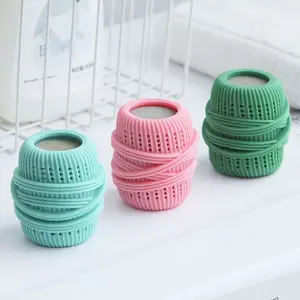 Reusable Washing Machine Lint Remover Set, 3 Random Color Laundry Balls, Anti-Tangle Home Cleaning Tool for Various Laundry Needs, Durable Fabric Care Accessory, Home Goods