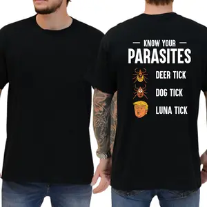 Know Your Parasites T-shirt, Unisex Graphic Tees, Funny Shirts, Liberal Tee, Democrat Shirt, 8647 Tee