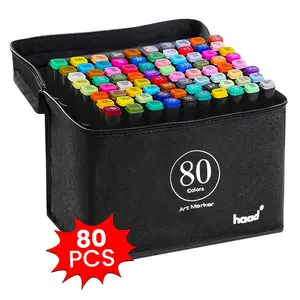 Dual Tip Fine Alcohol Coloring Markers Set - Wide Range of Vibrant and Colorful Markers | acrylic paint markers | art supplies