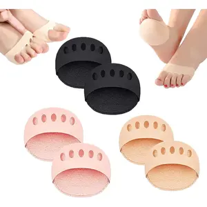 Cushioning Ice Silk High Heel Insoles, Fabric Forefoot Pads for Women, Foot Comfort Pads, Comfortable Non-Slip Toe Cushion Pads (3pairs -A) Nail Soft