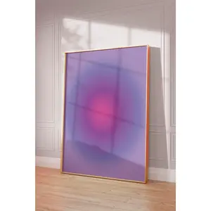 Aura Wall Art Aura Gradient Poster Print Gradient Wall Art Aura Art Print Colorful Art Y2k Room Décor