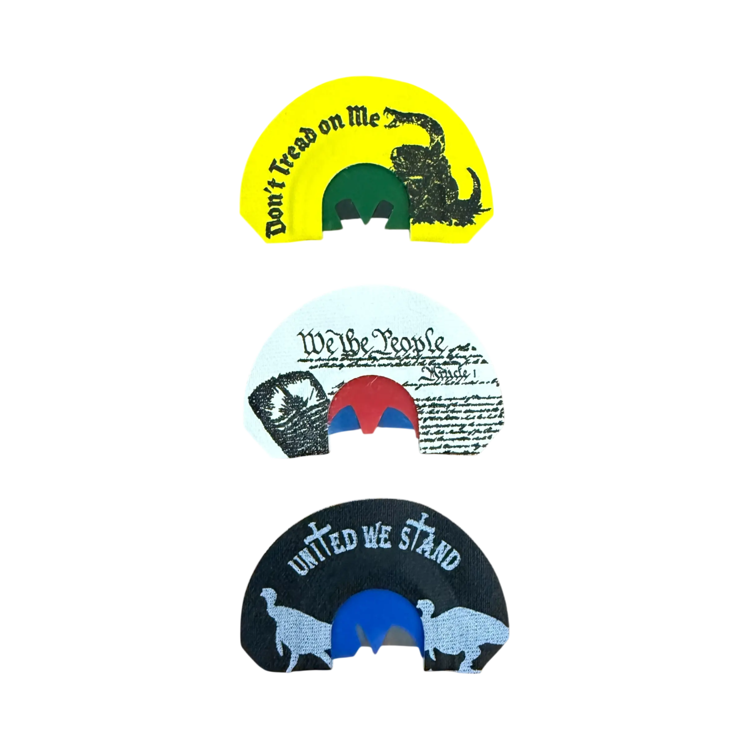 NEW- Don't Tread On Me-We The People-United We Stand 3-pack