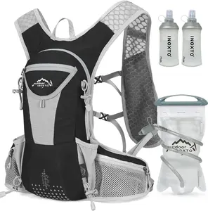 IX INOXTO Hydration Pack Backpack, Lightweight Water Backpack with 2L Leakproof Hydration Bladder Daypack for Men Women,Running Hydration Vest for Outdoor Trail Running Hiking Cycling Race Climbing