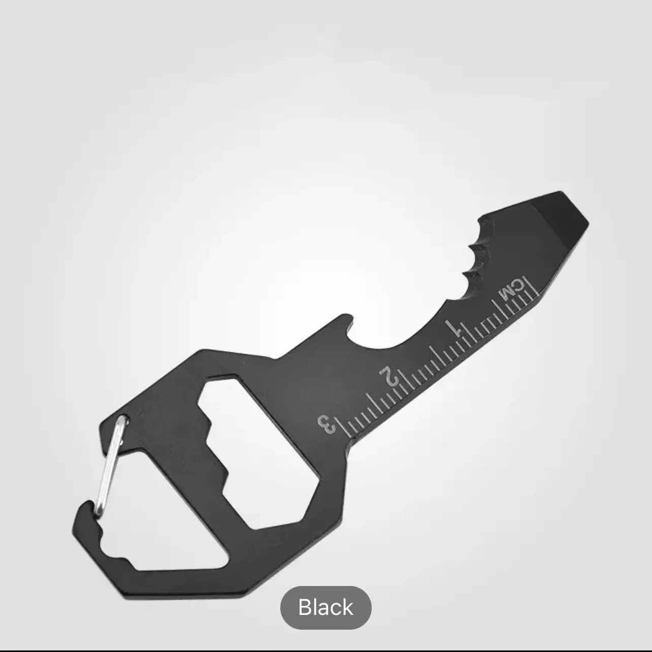 Metal Ke Shaped EDC Tool Keychain, Outdoor Multifunction Bottle Opener, Portable Screwdriver Pendant Key Ring
