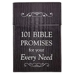 Bible Promise Cards in Gift Box – 101 Inspirational Scripture Memory Cards for Prayer, Encouragement, Bible Study & Christian Gifts
