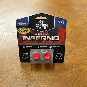 High-Rise Performance Thumbsticks, Red for PS4/PS5 Controllers