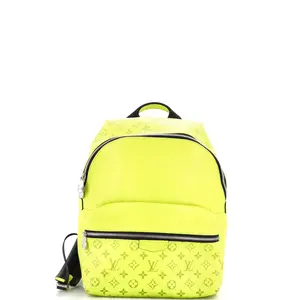 Pre-owned Louis Vuitton Leather Backpacks Discovery Backpack Monogram Taigarama PM by Rebag