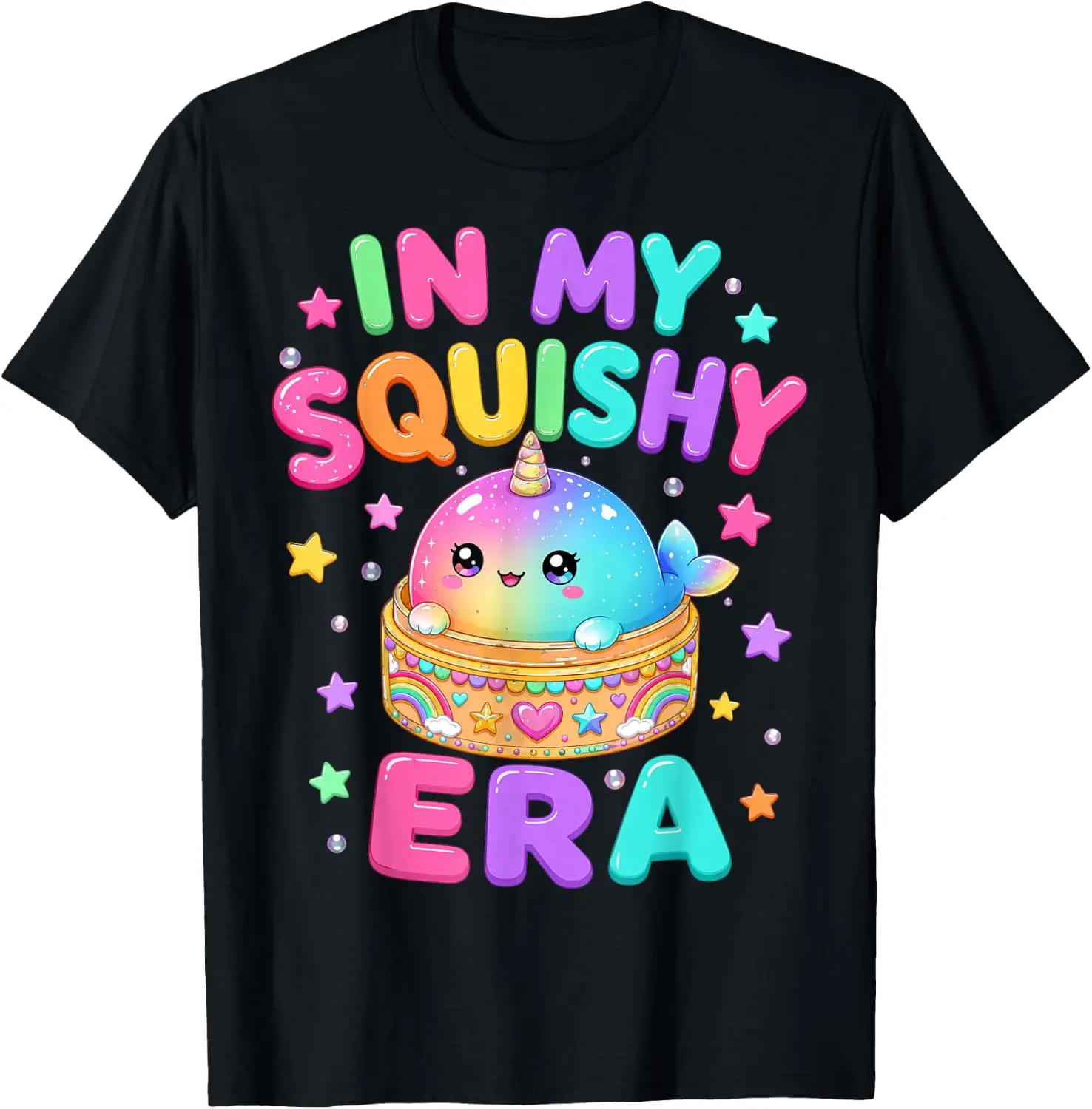 Unisex Sporty Sports Tops, Cute Kawaii Dumpling-Themed Squishy Era T-Shirt, 100 Cotton, Double Needle